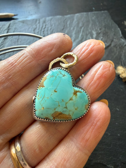 Turquoise Heart Pendant