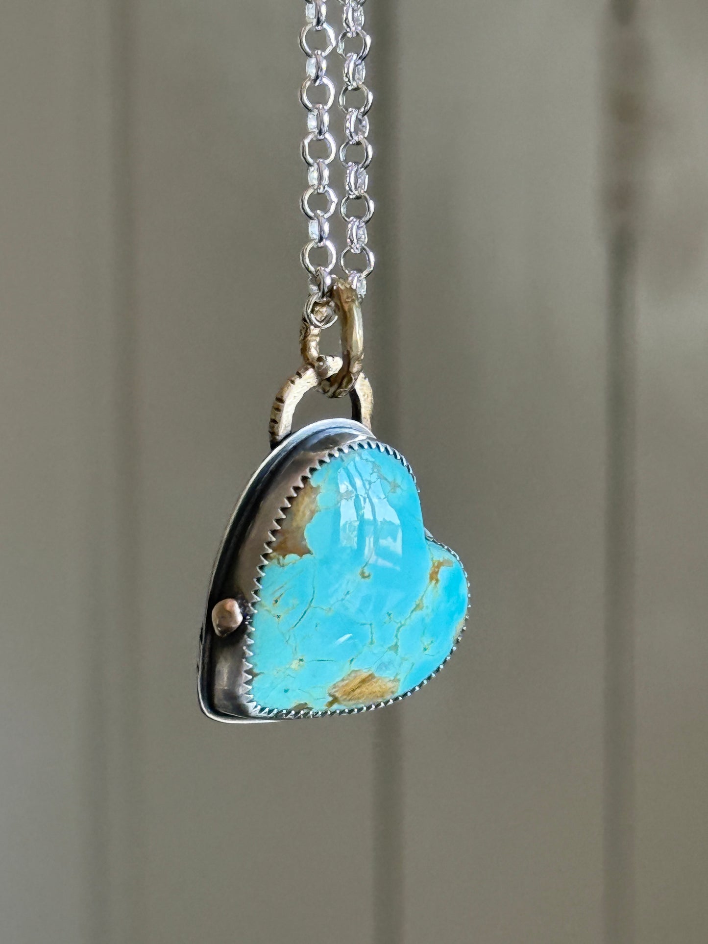 Turquoise Heart Pendant