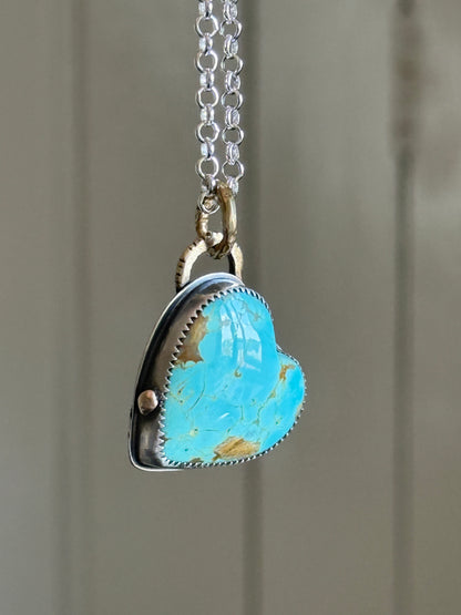 Turquoise Heart Pendant