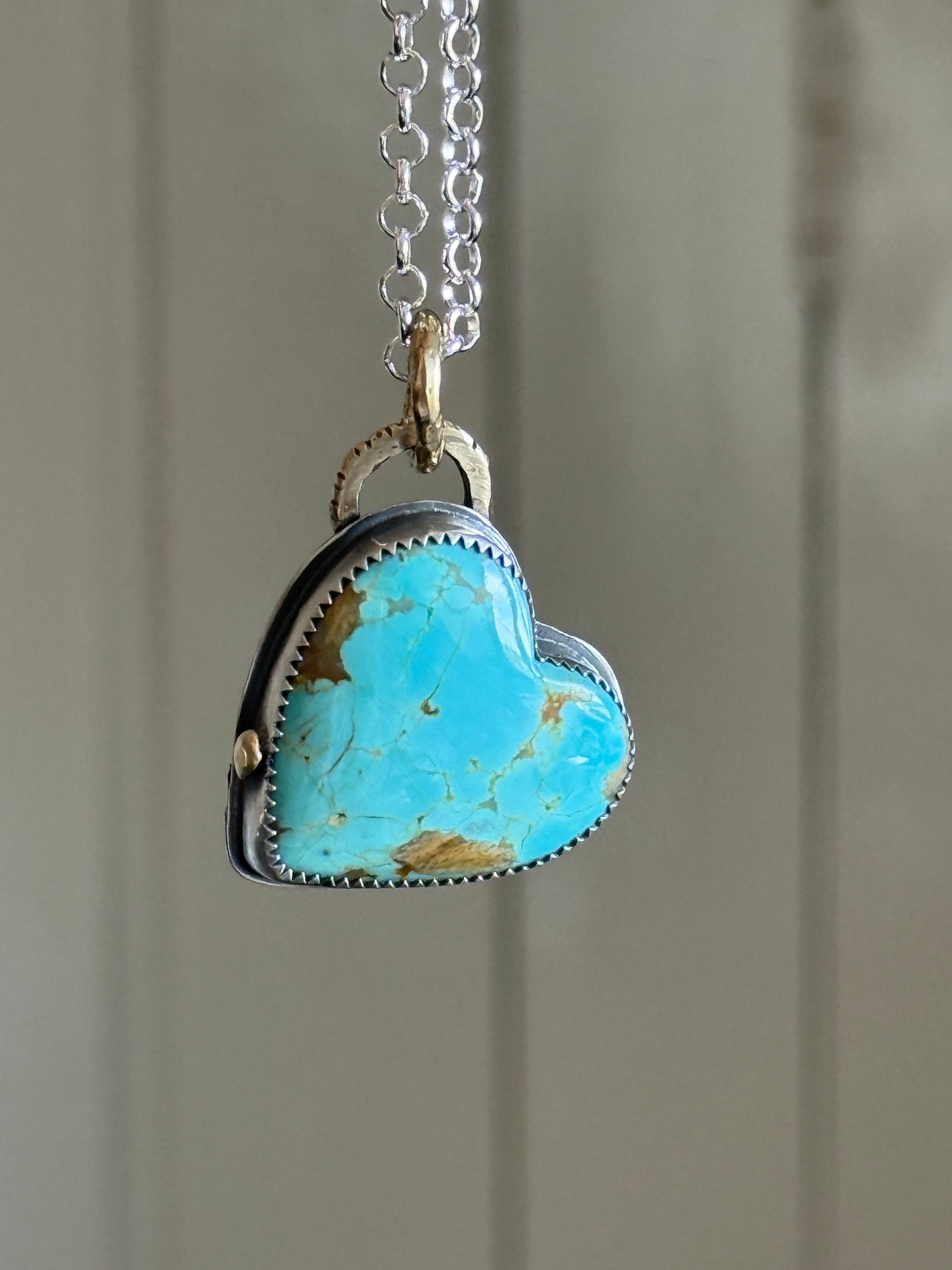 Turquoise Heart Pendant