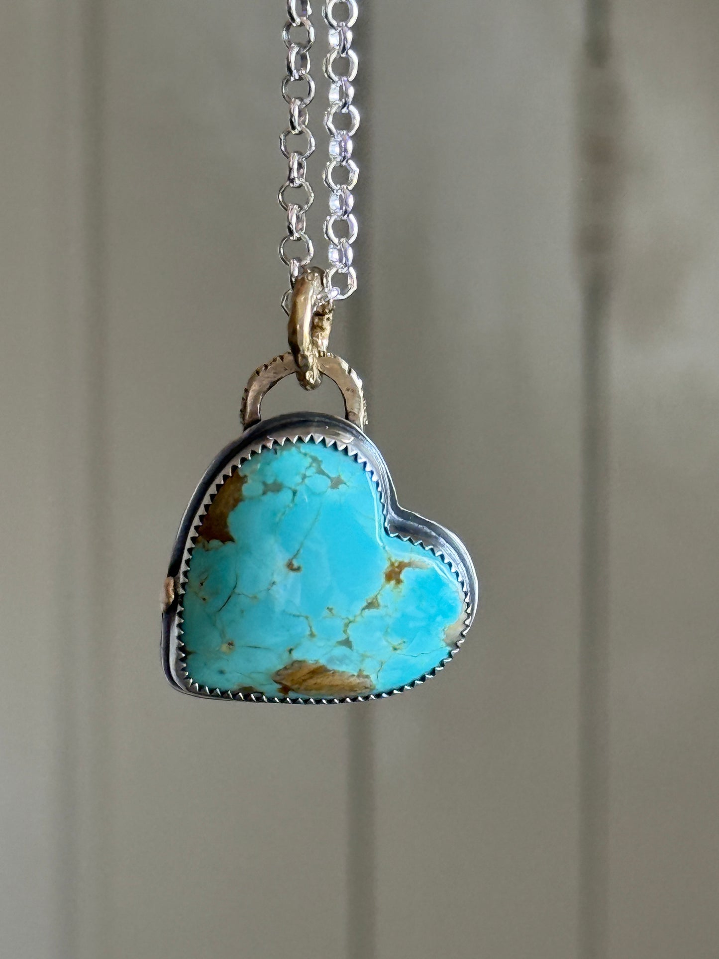 Turquoise Heart Pendant