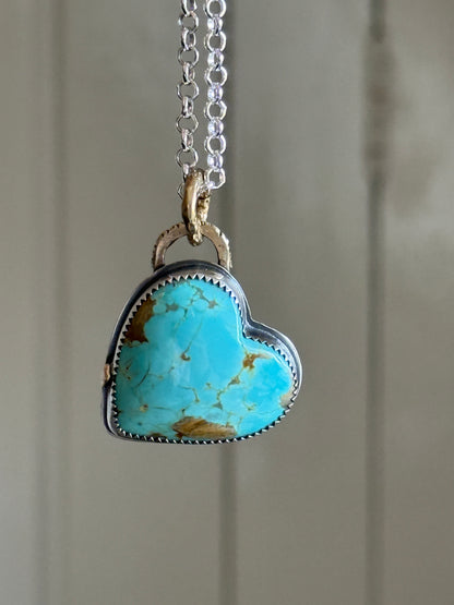 Turquoise Heart Pendant