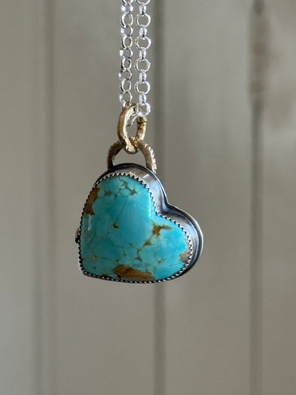 Turquoise Heart Pendant