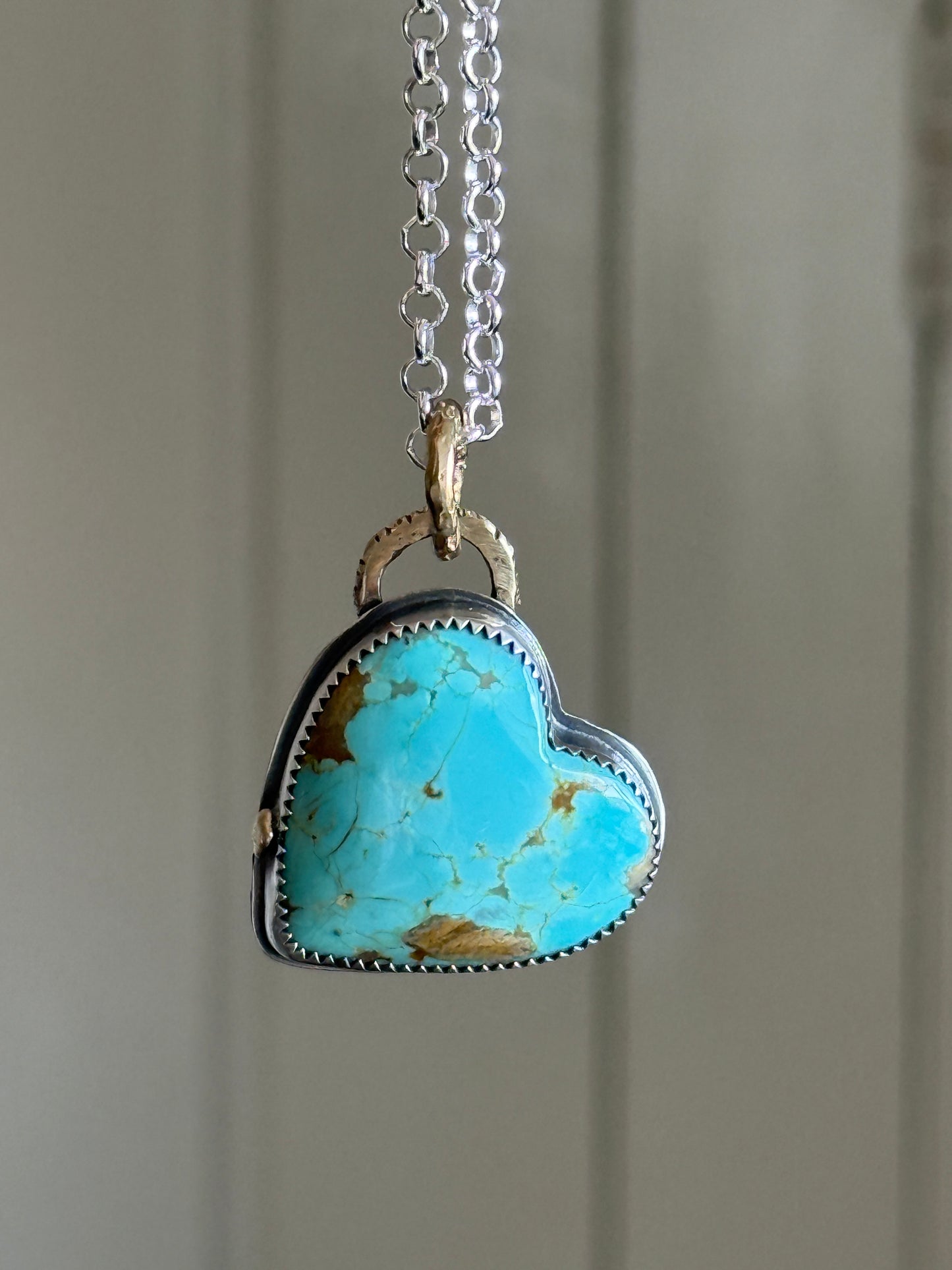 Turquoise Heart Pendant