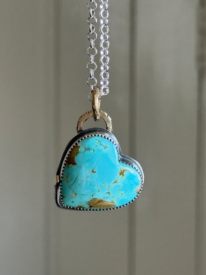 Turquoise Heart Pendant