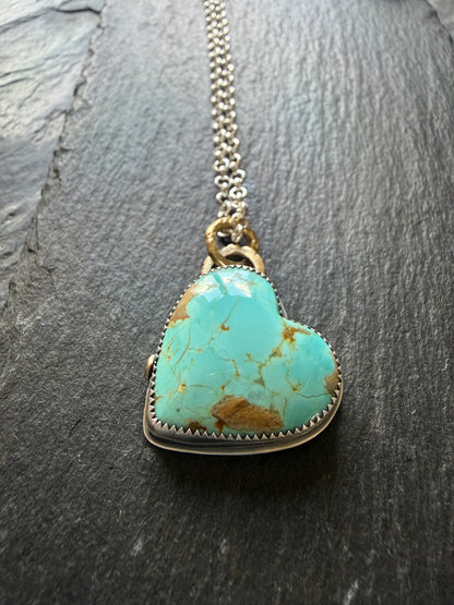 Turquoise Heart Pendant