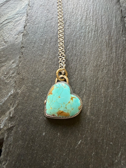 Turquoise Heart Pendant