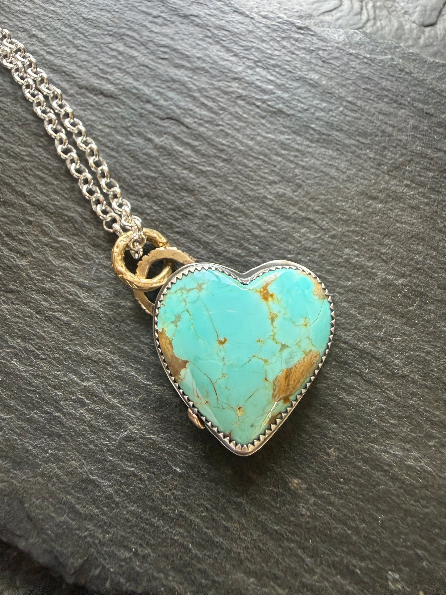 Turquoise Heart Pendant