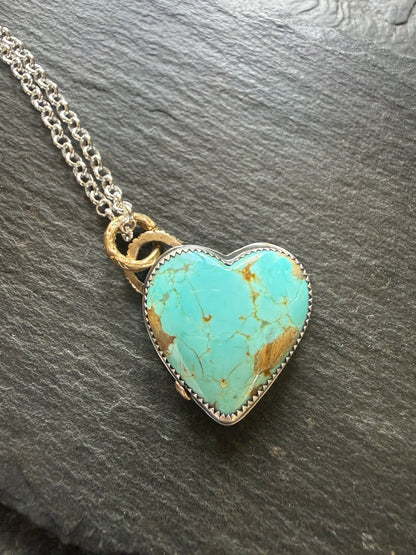 Turquoise Heart Pendant