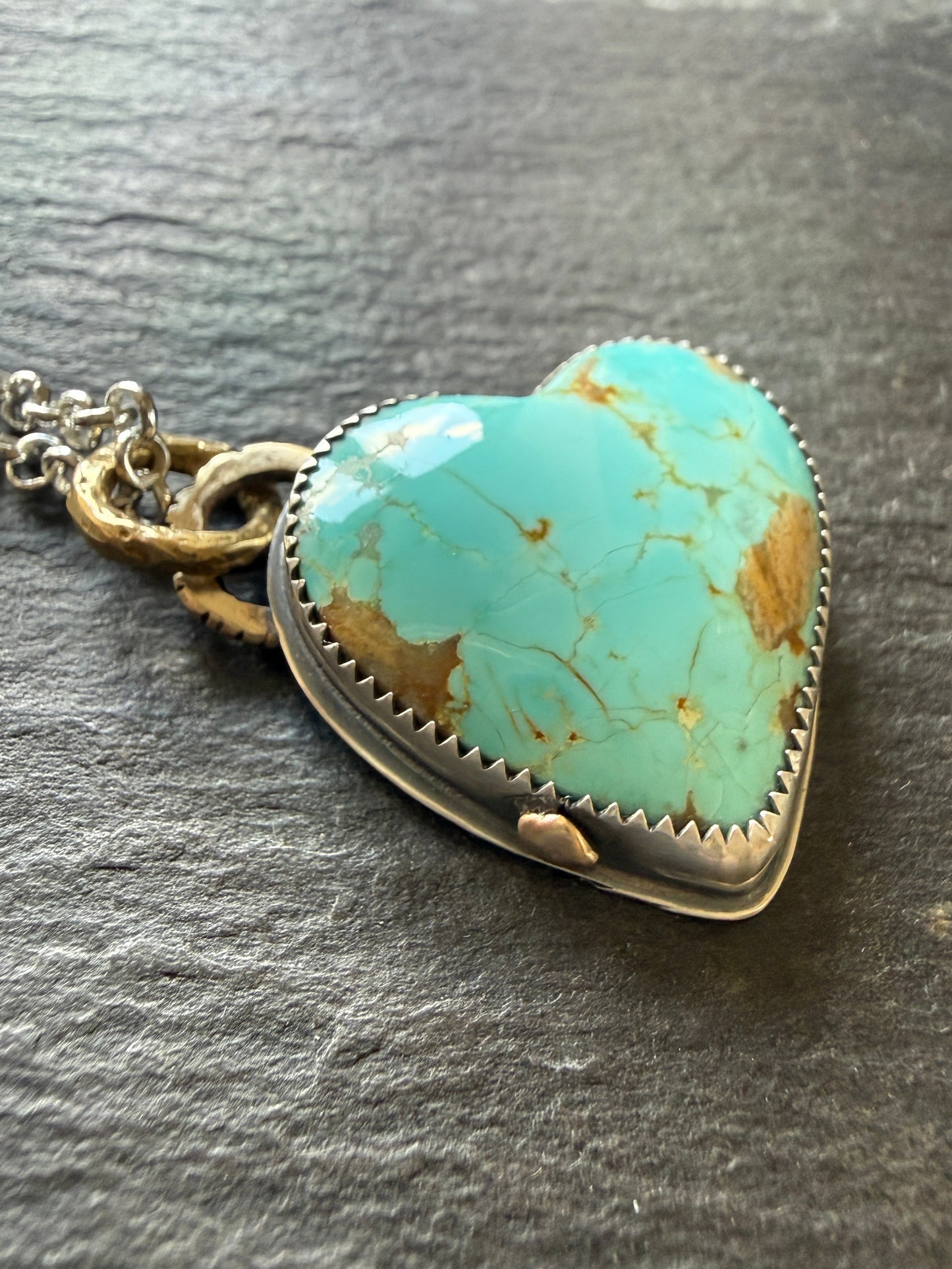 Turquoise Heart Pendant