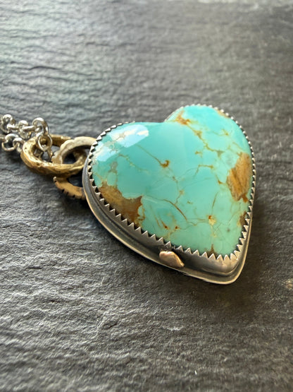 Turquoise Heart Pendant
