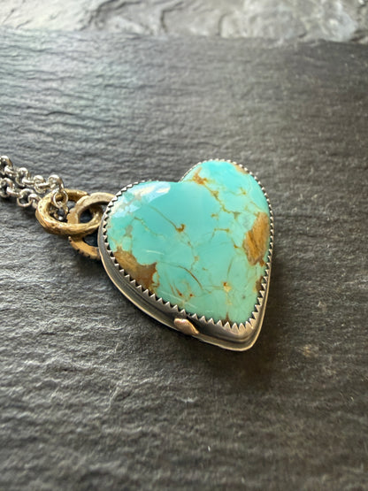 Turquoise Heart Pendant
