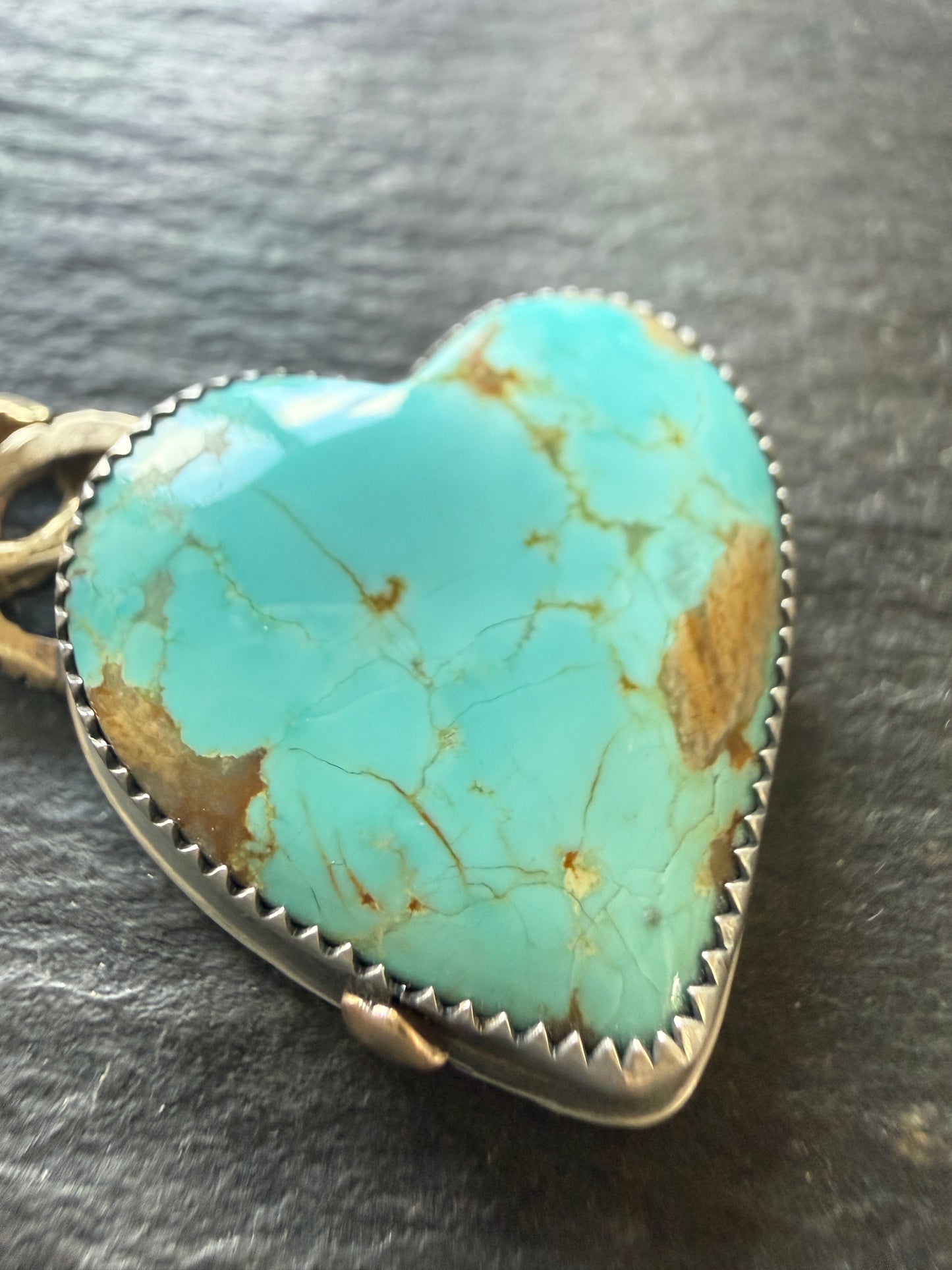 Turquoise Heart Pendant