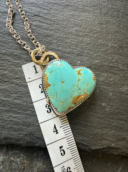 Turquoise Heart Pendant