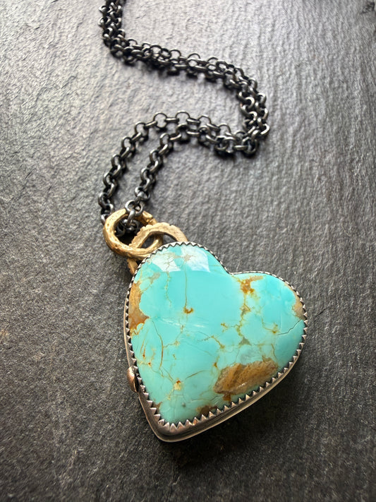 Turquoise Heart Pendant