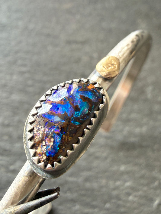 Boulder Opal Bangle