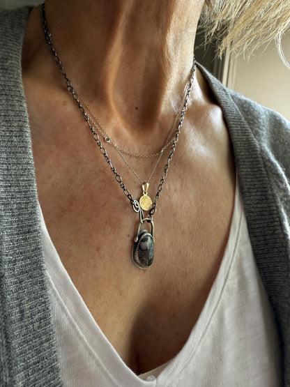 Colourful Opal Pendant