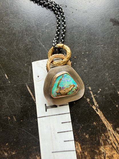 Dainty Opal Pendant