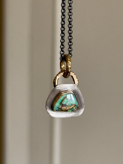 Dainty Opal Pendant