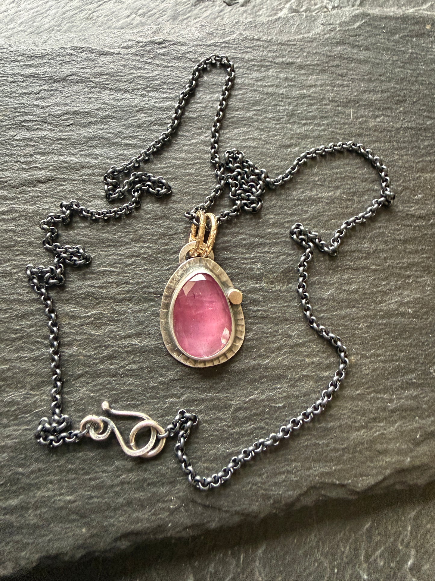 Thai Pink Sapphire Pendant