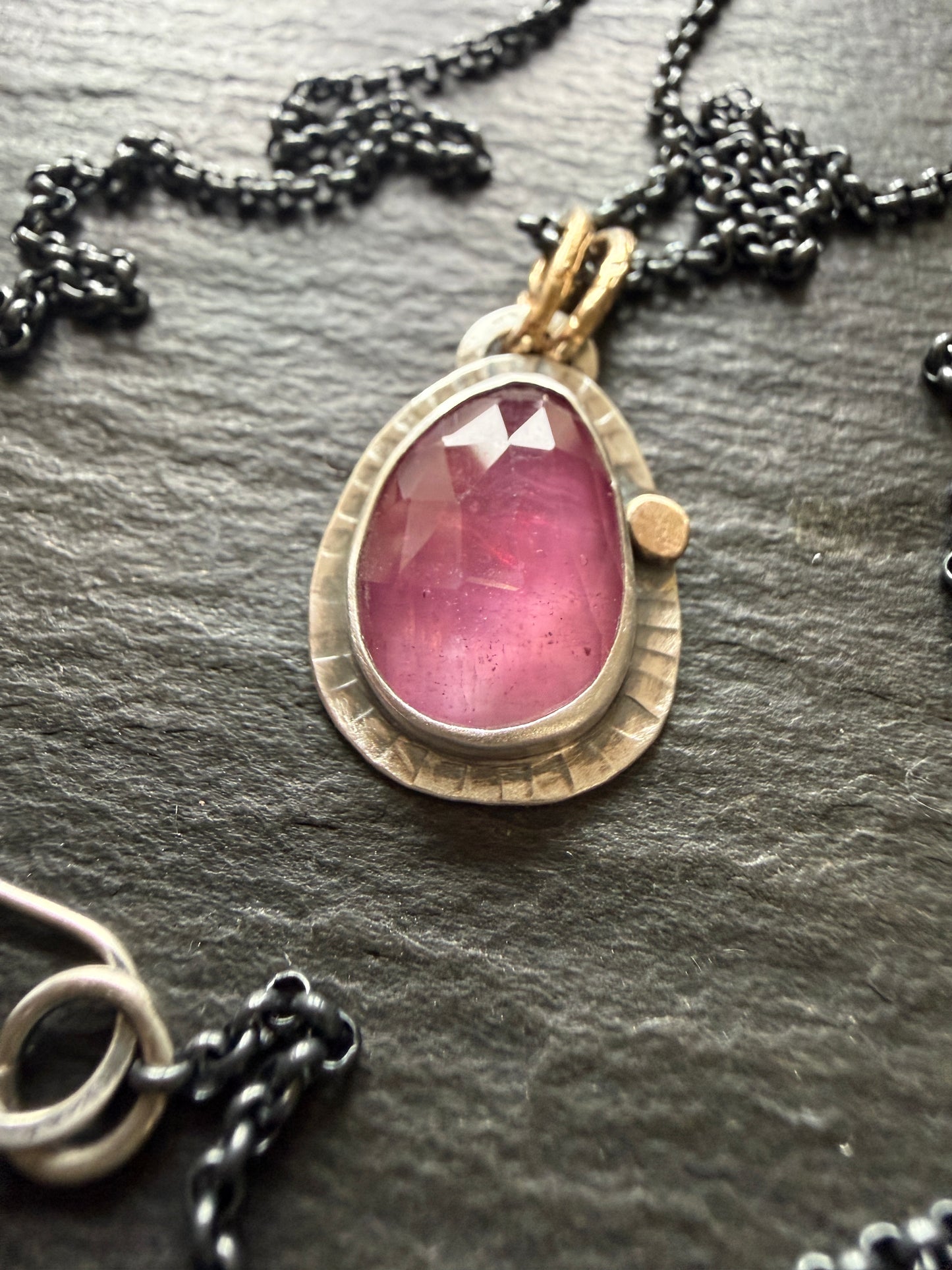 Thai Pink Sapphire Pendant