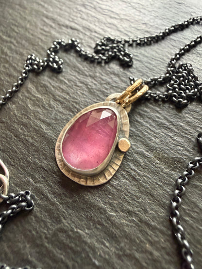 Thai Pink Sapphire Pendant