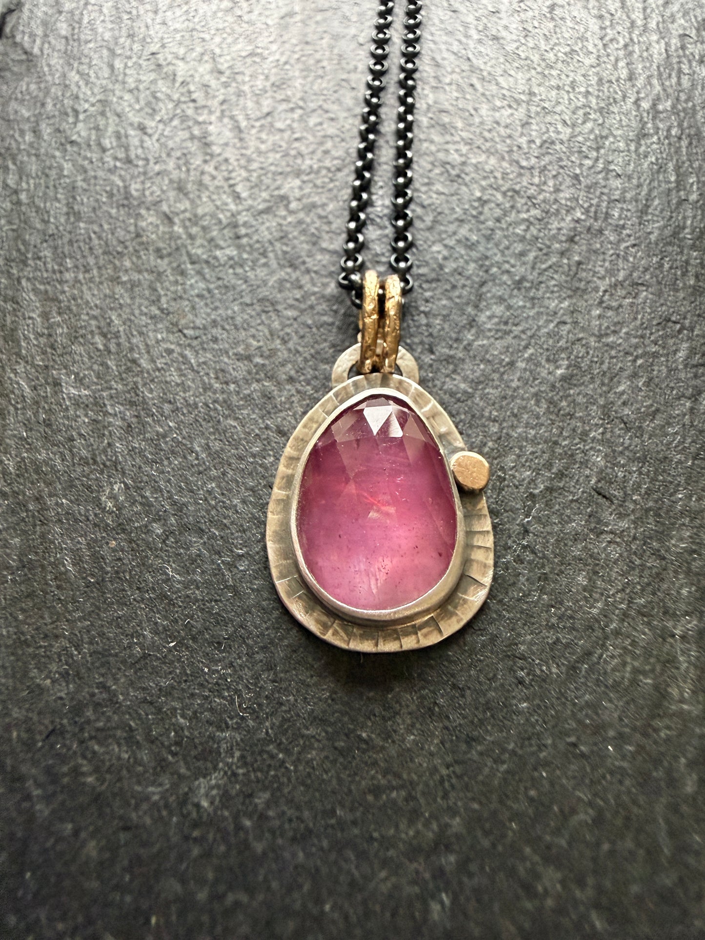 Thai Pink Sapphire Pendant