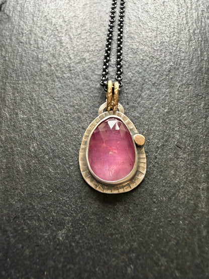 Thai Pink Sapphire Pendant