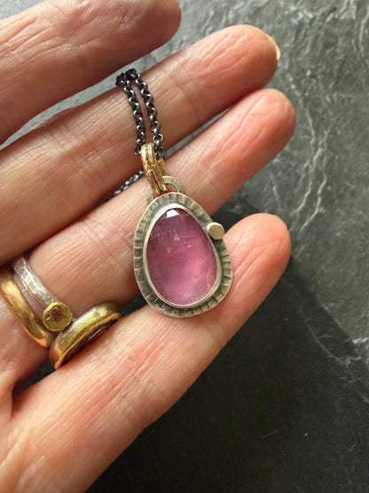 Thai Pink Sapphire Pendant