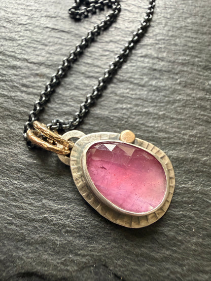 Thai Pink Sapphire Pendant