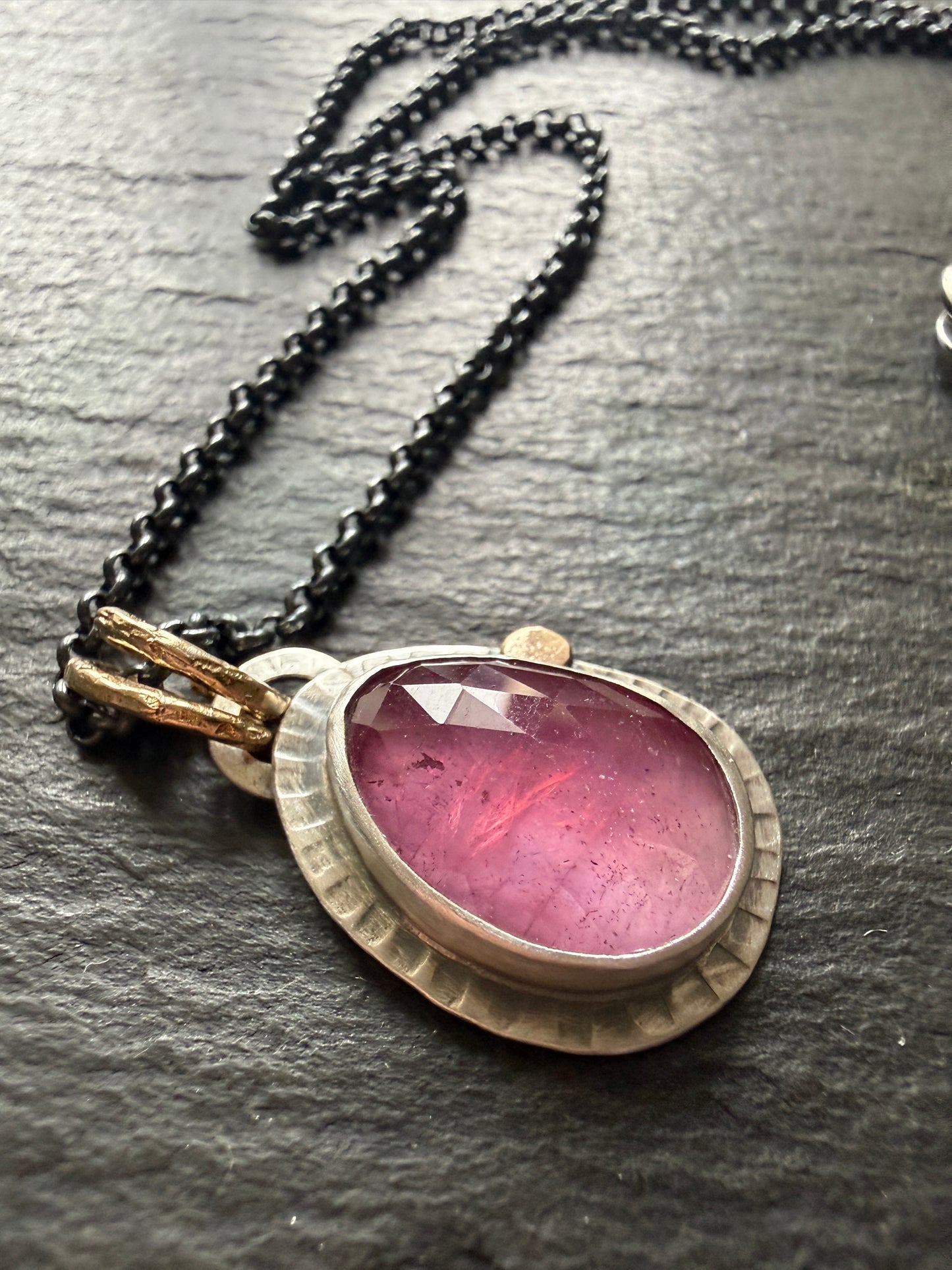 Thai Pink Sapphire Pendant