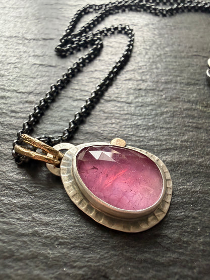 Thai Pink Sapphire Pendant