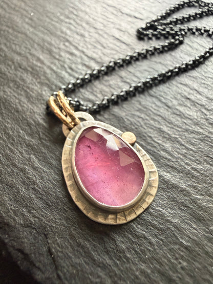 Thai Pink Sapphire Pendant