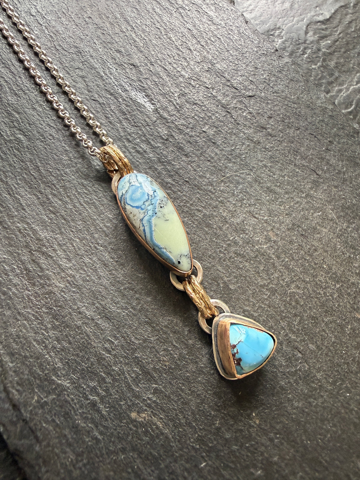 White River Hotsonite & Lavender Turquoise