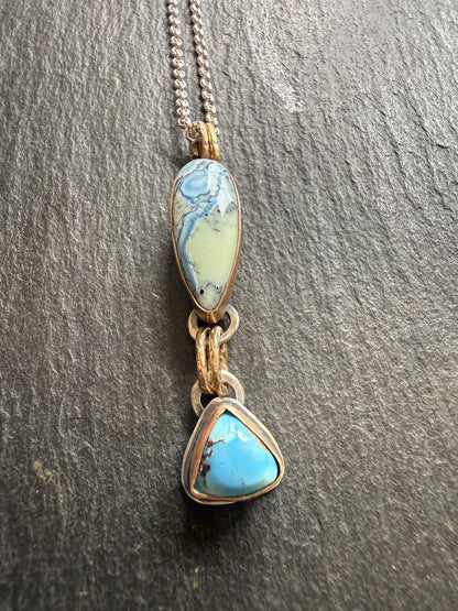 White River Hotsonite & Lavender Turquoise
