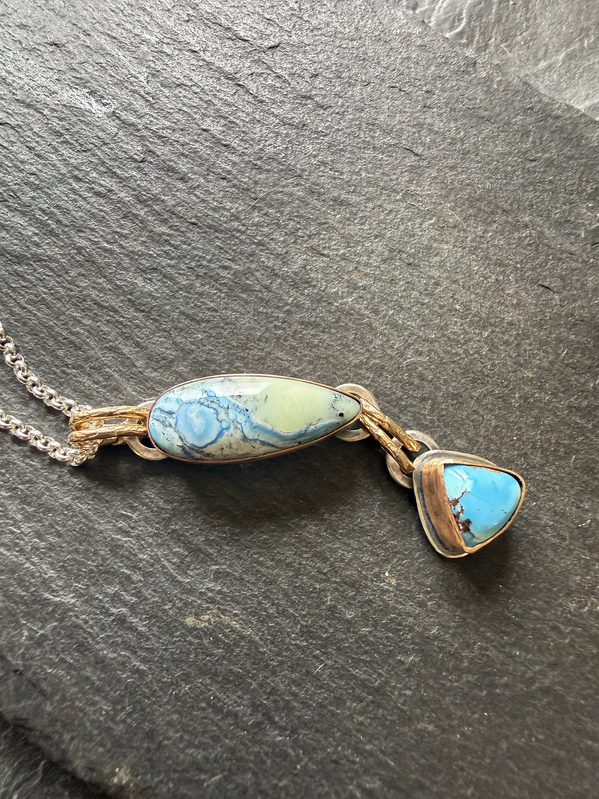 White River Hotsonite & Lavender Turquoise