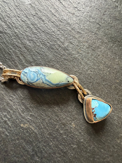 White River Hotsonite & Lavender Turquoise