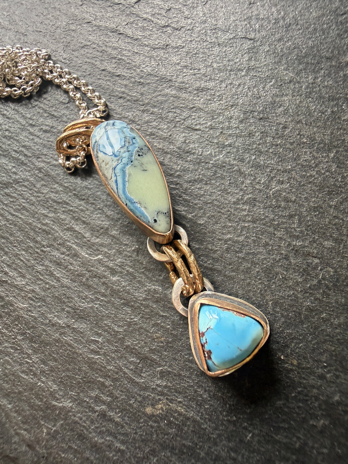 White River Hotsonite & Lavender Turquoise
