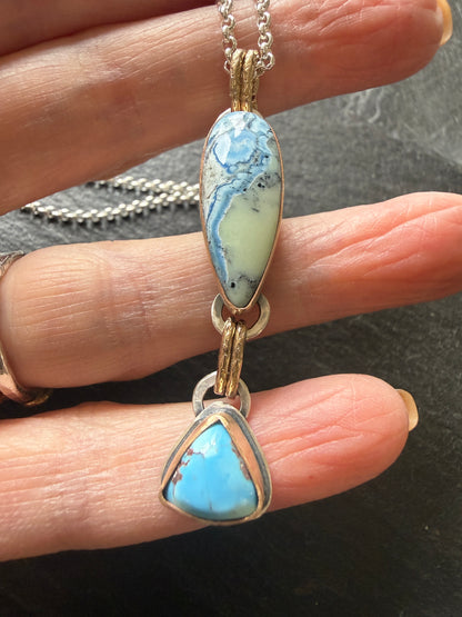 White River Hotsonite & Lavender Turquoise