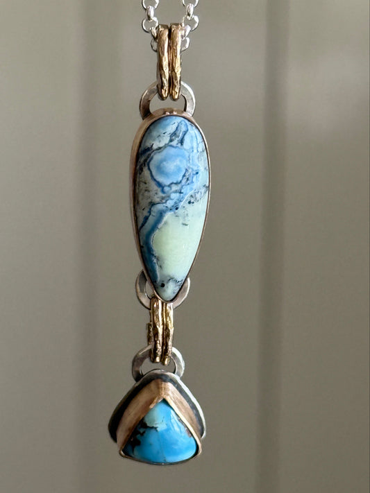 White River Hotsonite & Lavender Turquoise