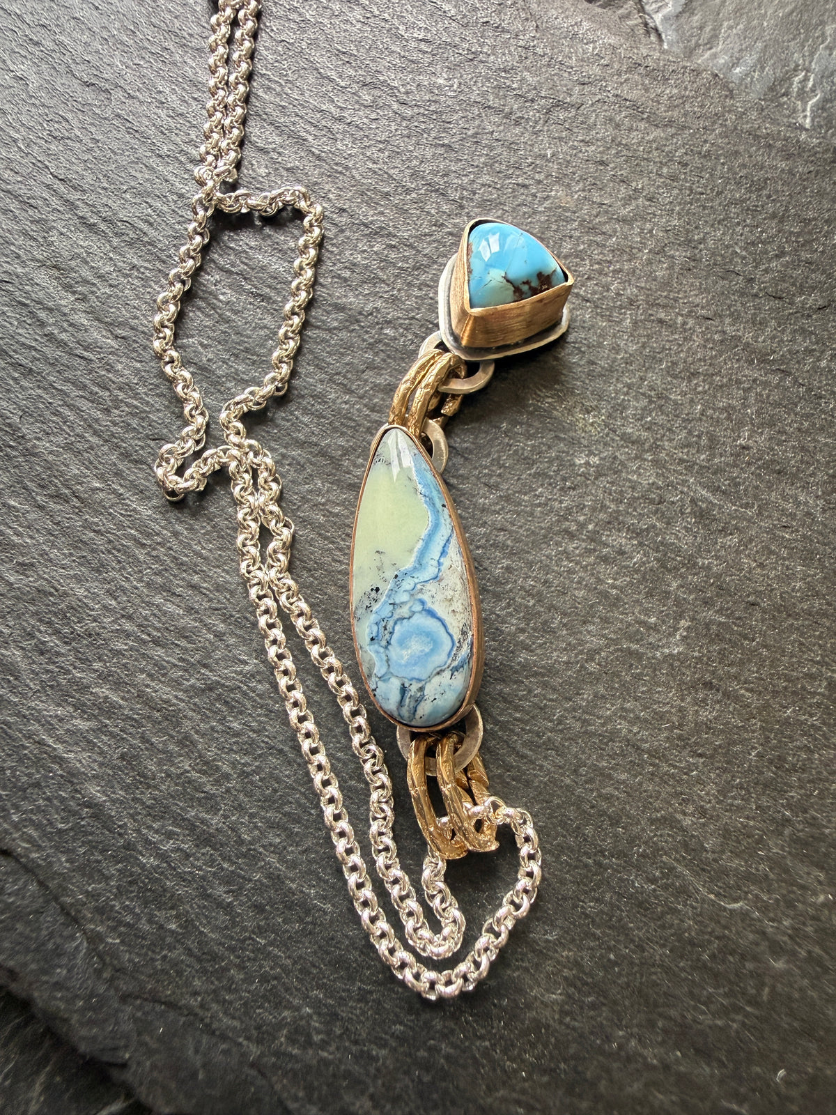 White River Hotsonite & Lavender Turquoise