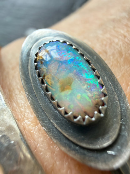 Blue Opal Bangle