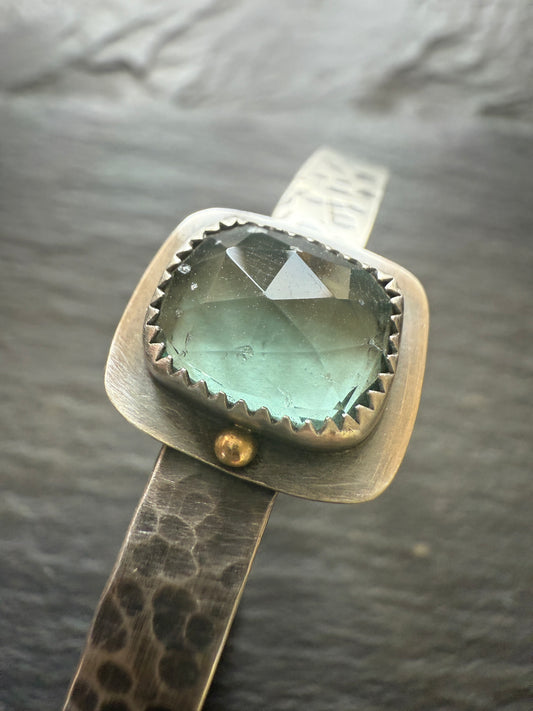 Teal Fluorite Bangle