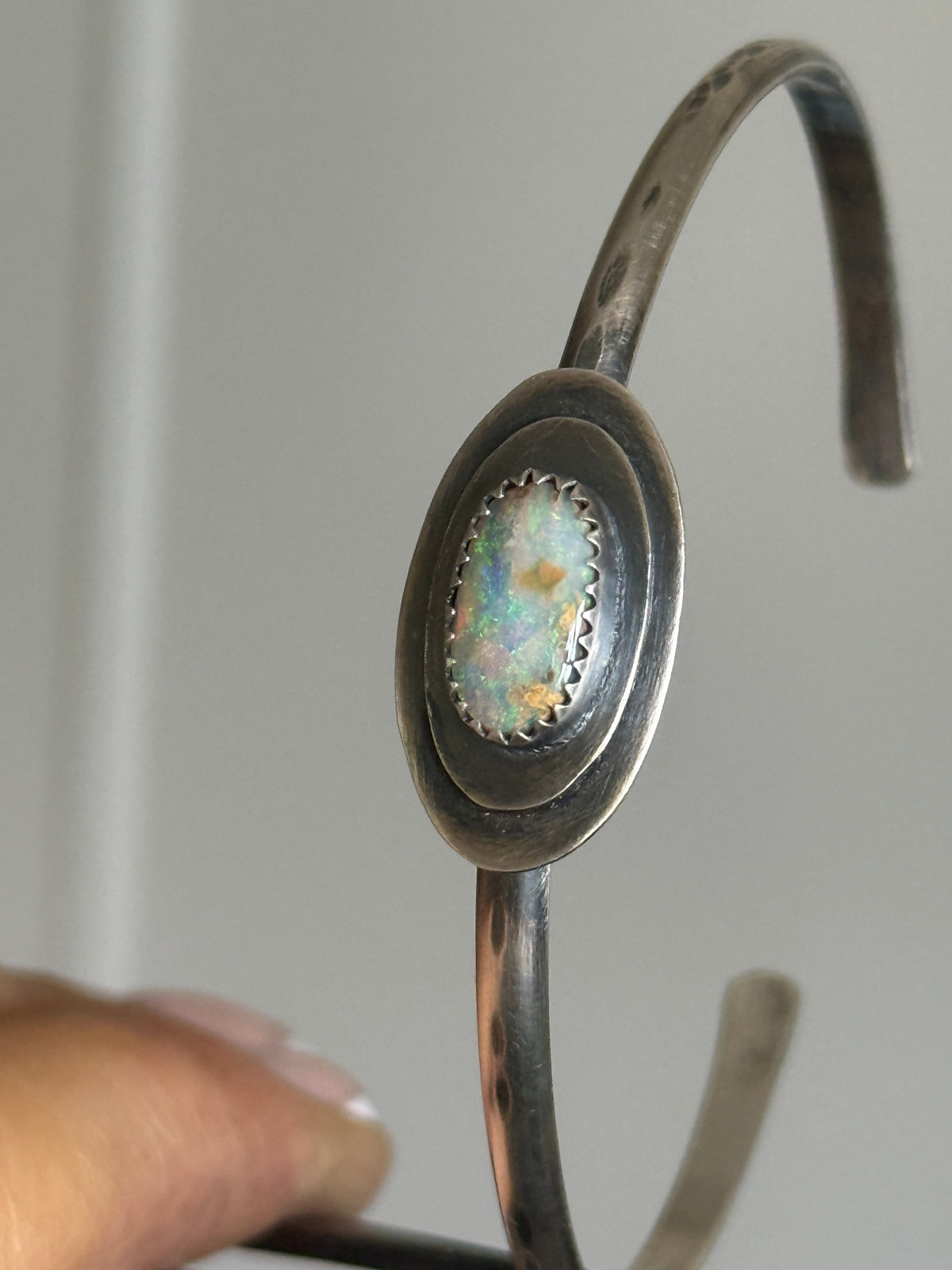 Blue Opal Bangle