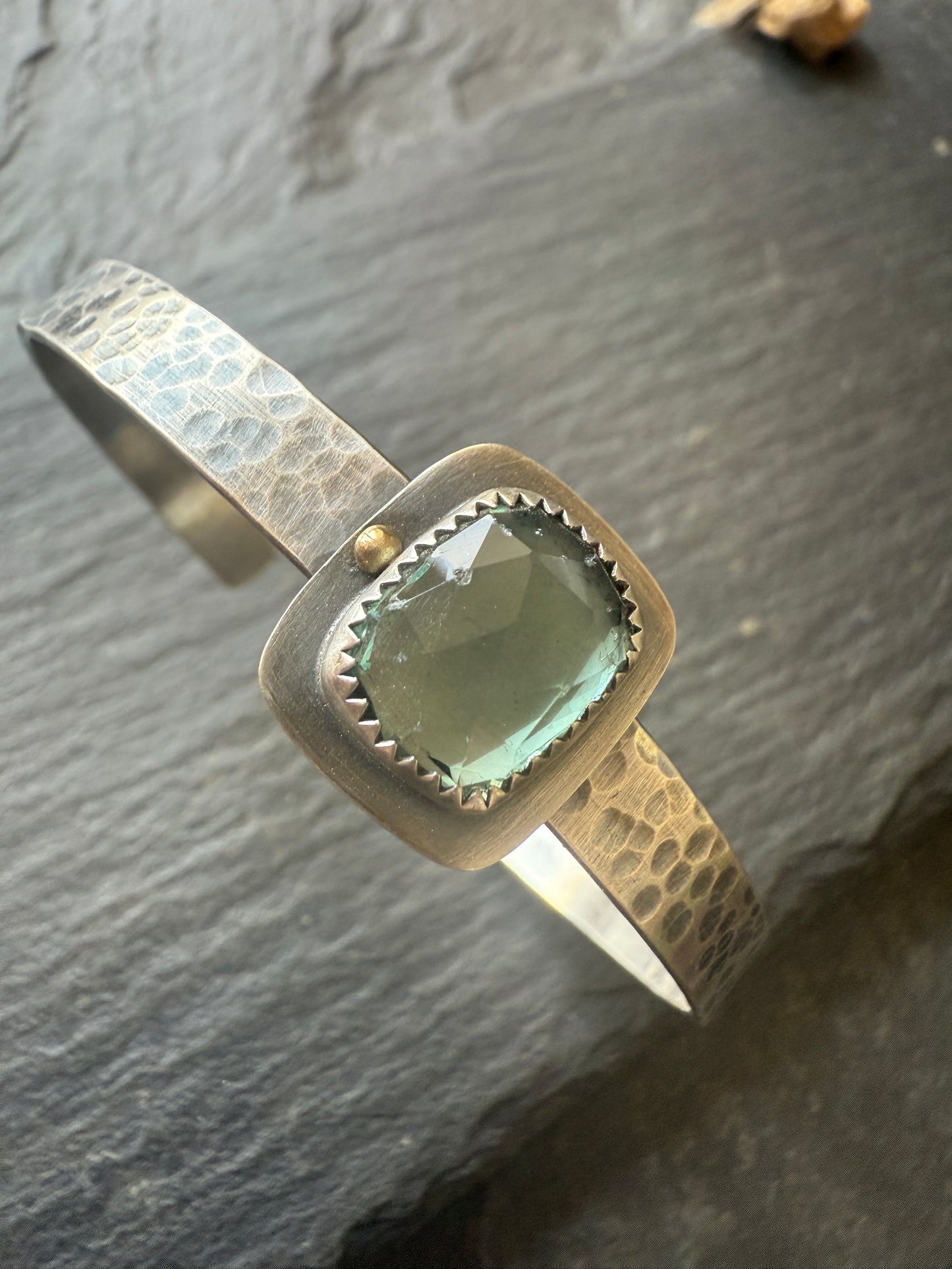 Teal Fluorite Bangle