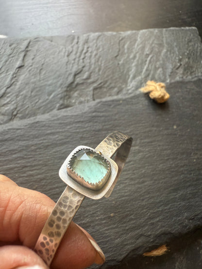 Teal Fluorite Bangle