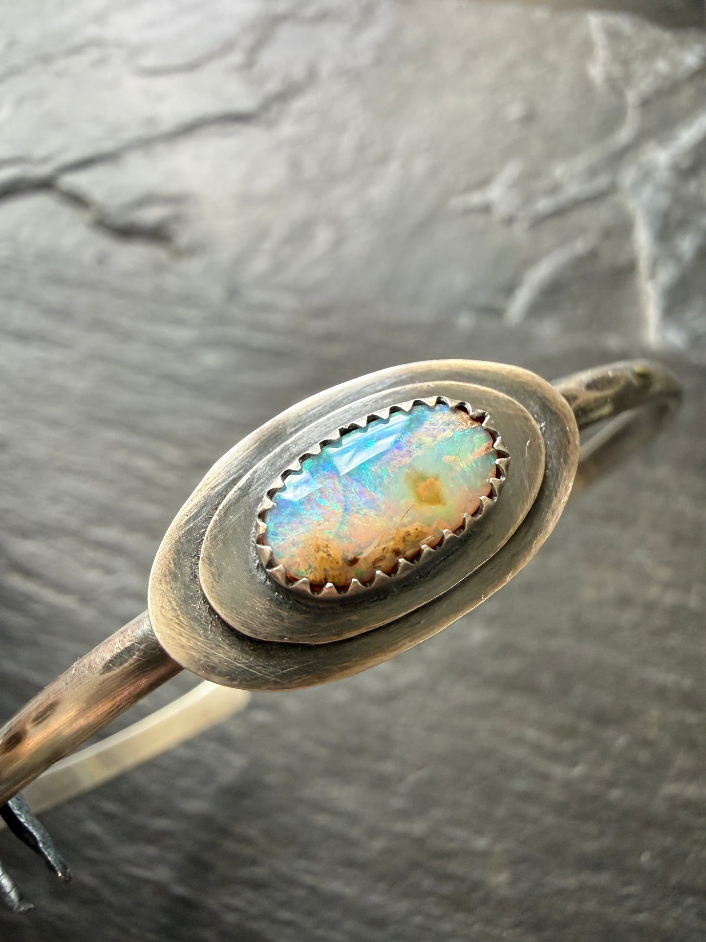 Blue Opal Bangle