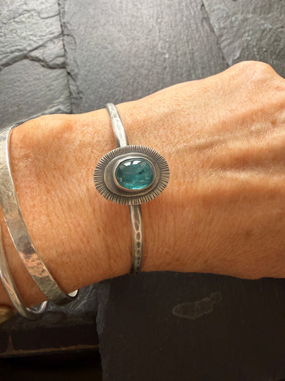 Blue Kyanite Bangle