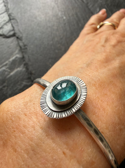Blue Kyanite Bangle
