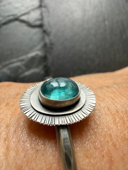 Blue Kyanite Bangle